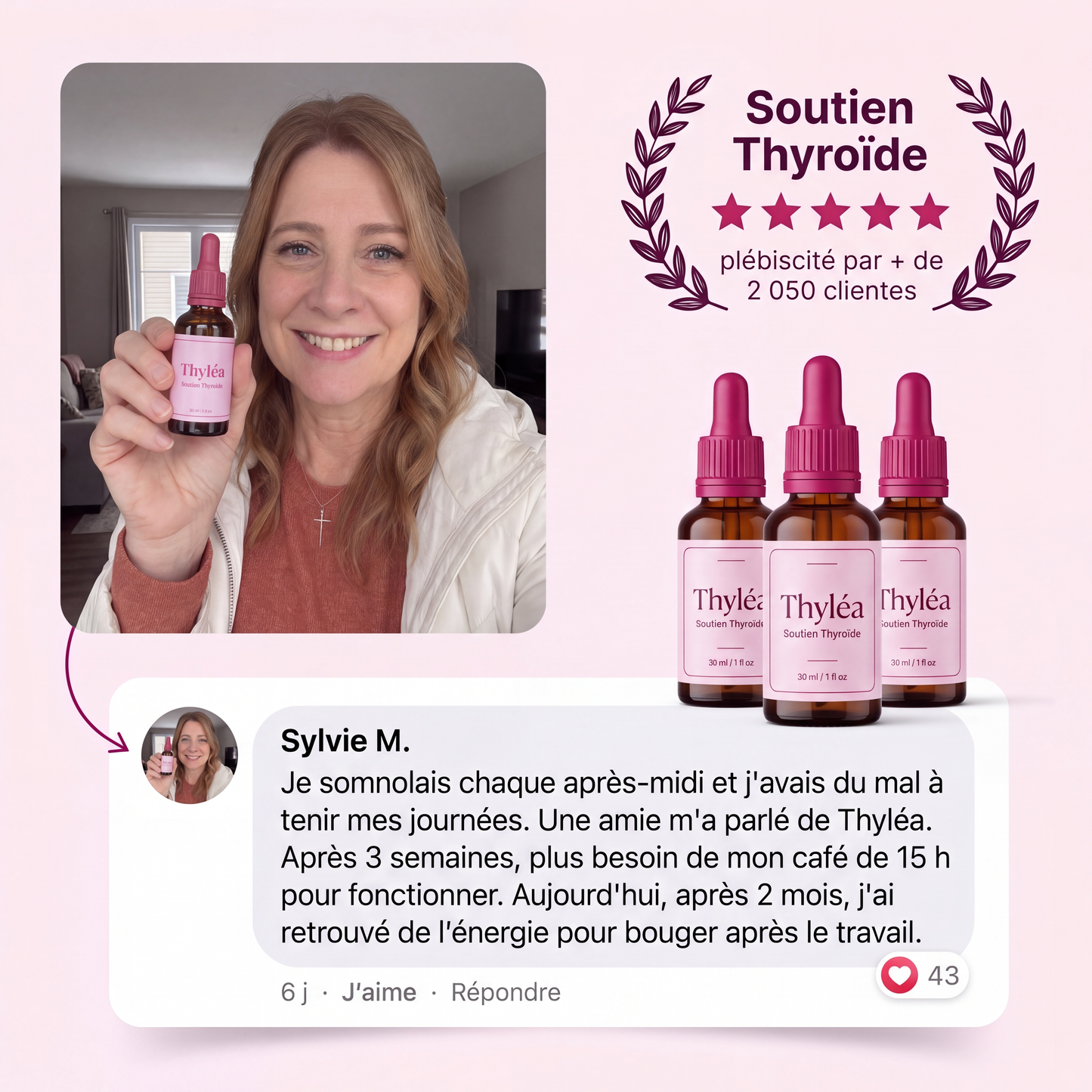 Thyléa Regain — Soutien Thyroïdien & Énergie · Gouttes